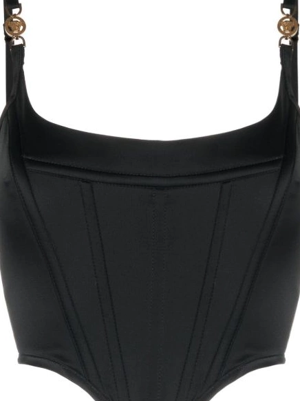 Affordable Versace '95 Women satin top Medusa corset 0619